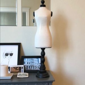 Mini dress form stand